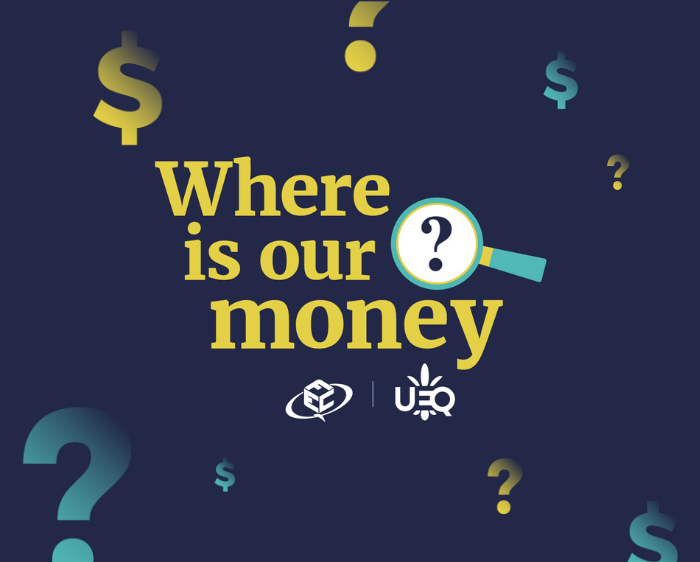Where is our money?