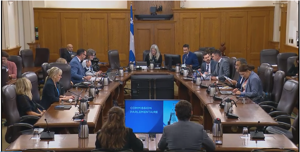 Passage en commission parlementaire - 22 octobre 2025