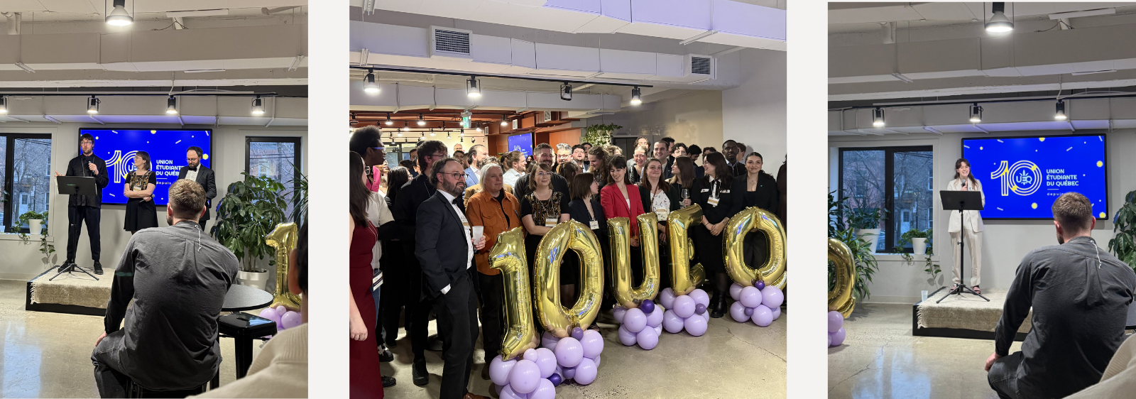 The Quebec Student Union is celebrating its 10th anniversary!