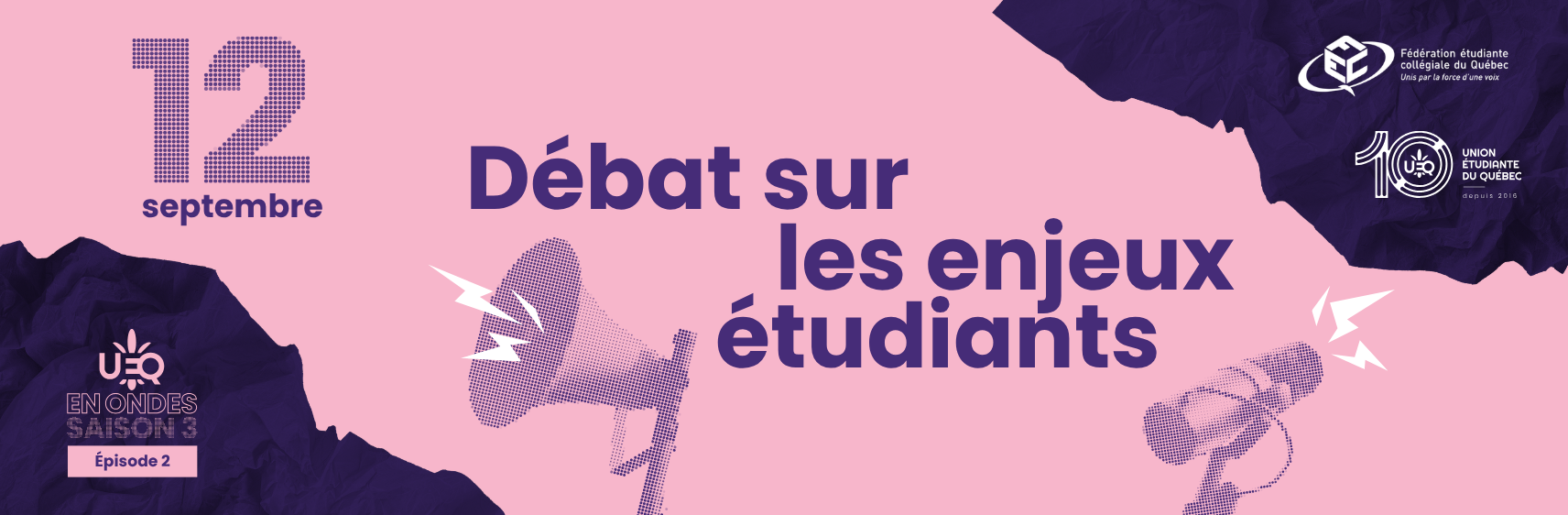 Débat sur les enjeux étudiants