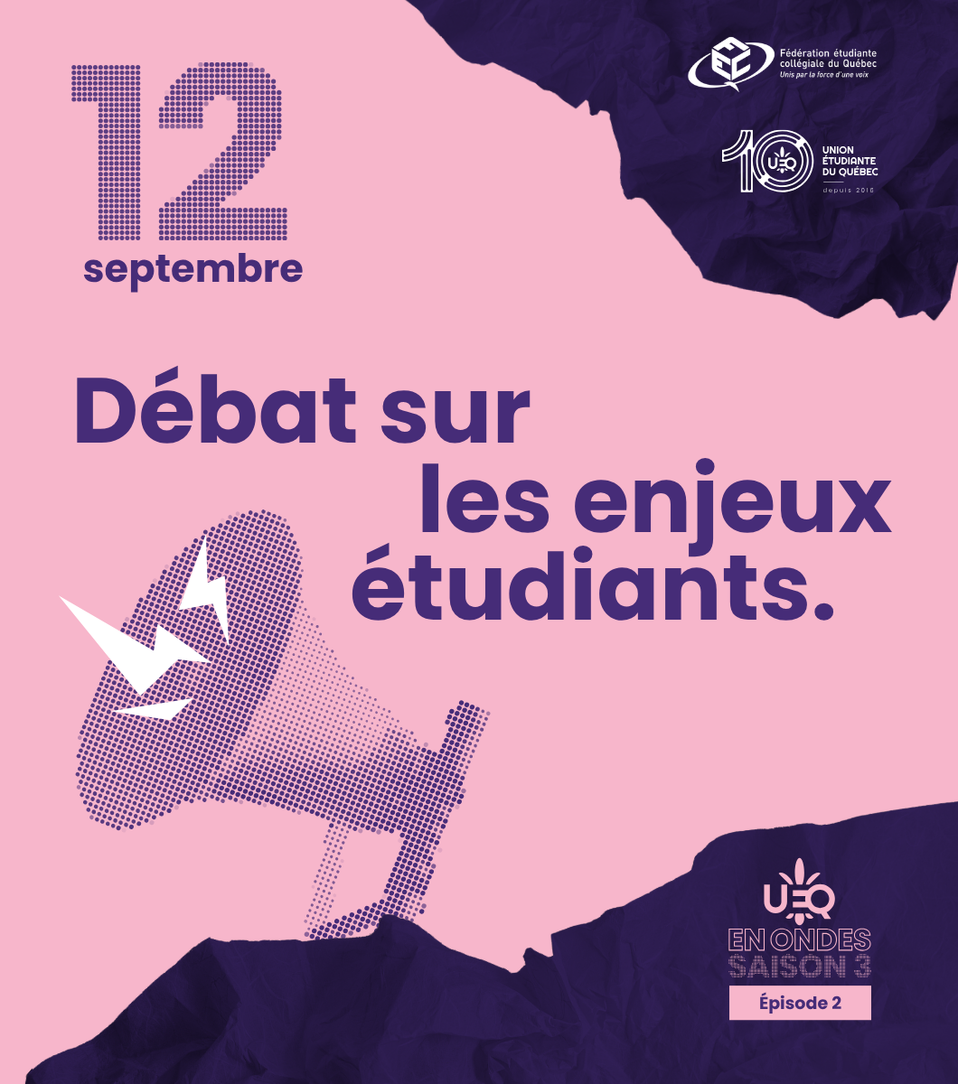 Débat sur les enjeux étudiants