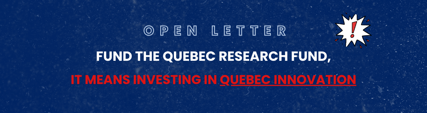 Open Letter - Research Funding