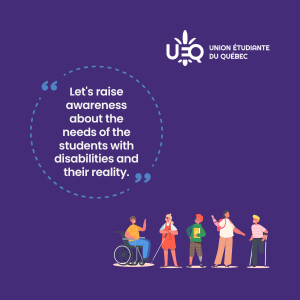 Student community with disabilities